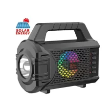 Boxă Portabilă Bluetooth ZQS-T06 Solară cu Lanternă – 5W, 3.7V 1200mAh, Difuzor Wireless pentru Exterior