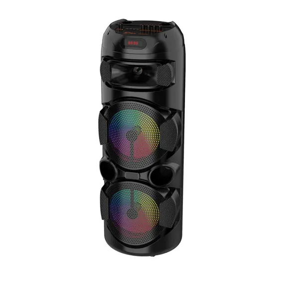 Boxă Portabilă Bluetooth cu Microfon Inclus – 9W, Baterie 3000mAh, Ideală pentru Karaoke și Muzică