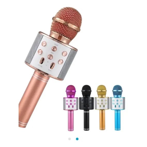 Microfon Wireless Bluetooth cu Boxă Integrată – Microfon Karaoke Portabil pentru Telefon și Petreceri